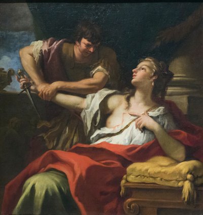 Roomalainen Lucretia, 1600-luvun loppupuoli (öljy kankaalle) tekijältä Sebastiano Ricci