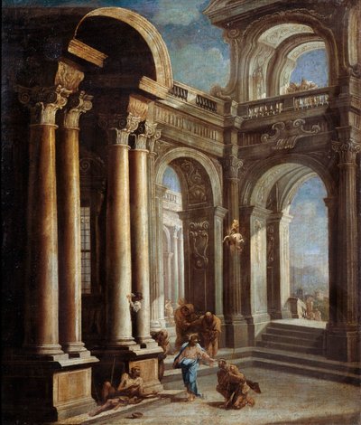 Jerikon sokean miehen paraneminen. tekijältä Sebastiano Ricci