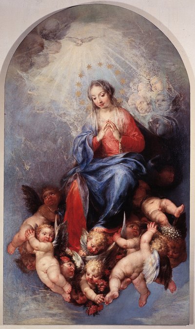 Immaculate Neitsyt Maria (öljy kankaalle tekijältä Sebastiano Ricci