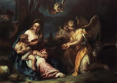Loppuosa pakomatkasta Egyptiin tekijältä Sebastiano Ricci