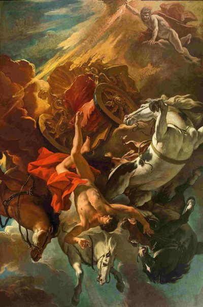 Phaetonin kaatuminen tekijältä Sebastiano Ricci