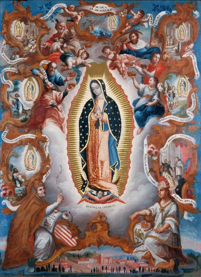 Our Lady of Guadalupe, 1779 tekijältä Sebastián Salcedo