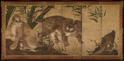 Tiikeri ja Leopardi, 1668. tekijältä Sekkei Yamaguchi