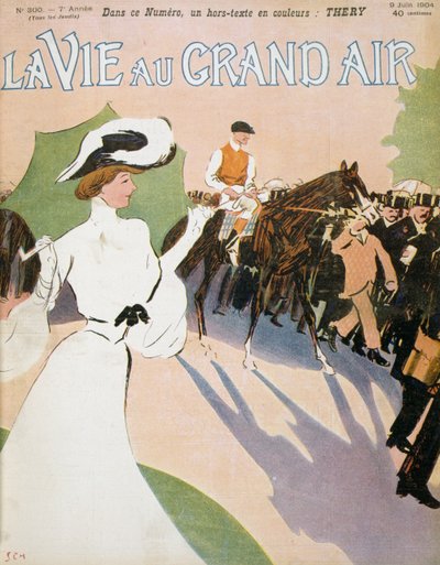 Ranskalainen hevosurheilulehti "La vie au Grand Air" 1904 tekijältä Sem (1863 1934)