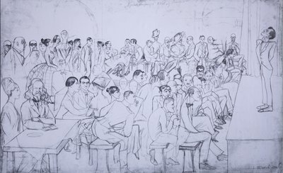 Koomikot lepäävät kotona, 1916 tekijältä Sergei Alexandrovich Polyakov