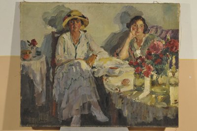 Syksyilta tulossa alas, 1915 tekijältä Sergei Arsenevich Vinogradov