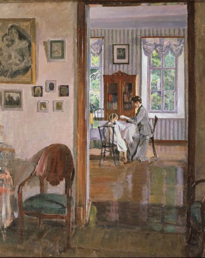 Talossa, 1910 tekijältä Sergei Arsenevich Vinogradov