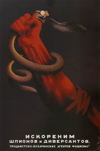 Hävitämme fasismin trotski-buhariniittiagenttien vakoojat ja harhailijat!, 1937 tekijältä Sergei Dmitrievich Igumnov
