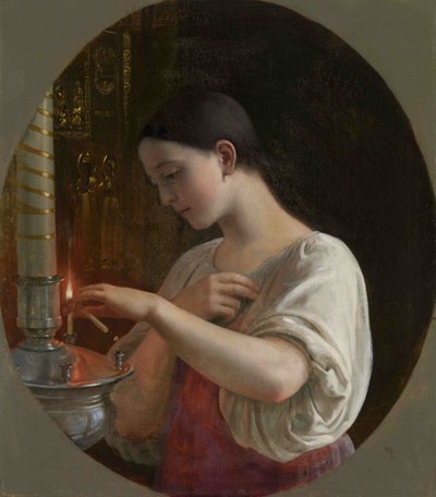 Kirkossa 1860-luvulla tekijältä Sergei Ivanovich Gribkov