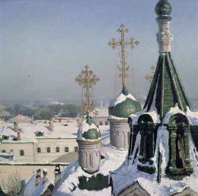 Näkymä Moskovan maalauskoulun ikkunasta, 1878 tekijältä Sergei Ivanovich Svetoslavsky