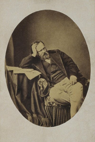 Aleksandr Ivanovitš Herzenin muotokuva 1812-1870, n. 1861 tekijältä Sergei Lvovich Levitsky