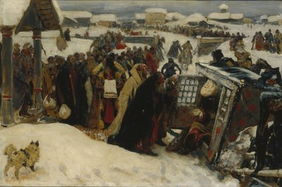 Voivodin saapuminen 1907 tekijältä Sergej Vasilevic Ivanov