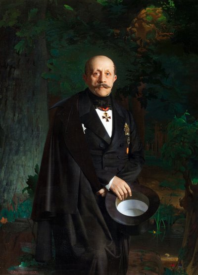 Aleksanteri Dmitrijevitš Chertkovin muotokuva 1789-1858, 1857. tekijältä Sergey Konstantinovich Zaryanko