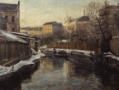 Akerselvasta (öljy kankaalle) tekijältä Severin Grande