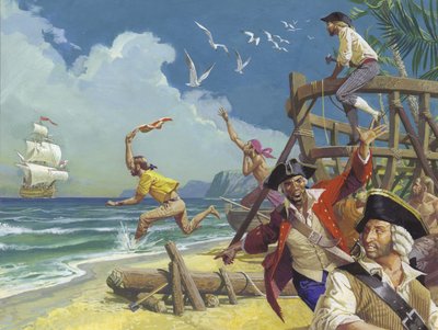 Amiraali Ansonin maailmanympärimatka vuonna 1740. tekijältä Severino Baraldi