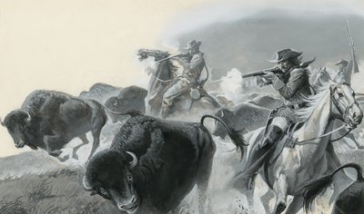 Puhvelilauma (guassi paperille) tekijältä Severino Baraldi