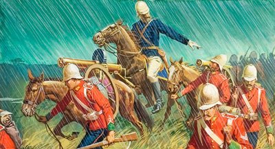 Lordi Chelmsford ja hänen miehensä zulusodissa tekijältä Severino Baraldi