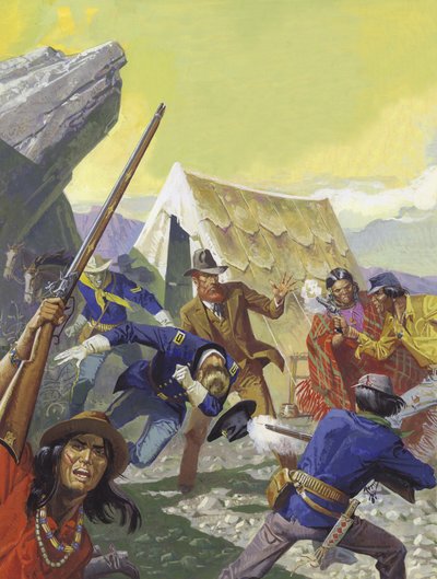 Modoc-intiaanit tekijältä Severino Baraldi