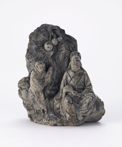 Pieni ja ohut adze (kynä) 1100-1100 eKr. (jade) tekijältä Shang Dynasty Chinese School