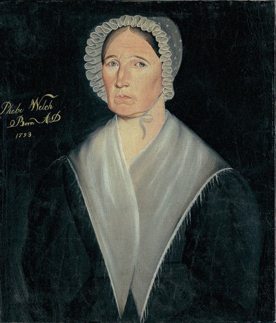Rouva William W. Welchin muotokuva, n. 1837 (öljy kankaalle) tekijältä Sheldon Peck