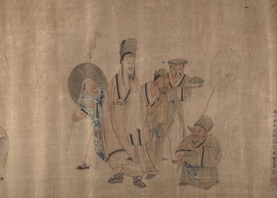 Figuurimaalaus, 1800-luvun puoliväli. tekijältä Shen Zhenlin