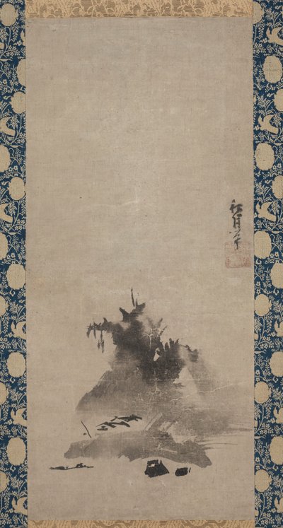 Haboku Flung-ink -maisema, n. 1510. tekijältä Shugetsu Tokan