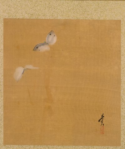 Moths from the Album of Paintings by the Venerable Zeshin tekijältä Shibata Zeshin