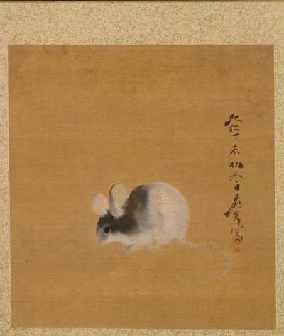 Hiiri maalausalbumista tekijältä Shibata Zeshin