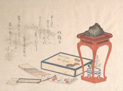 Stand, Box and Writing-Paper, probablement 1816., probablement 1816. finlandès tekijältä Shinsai