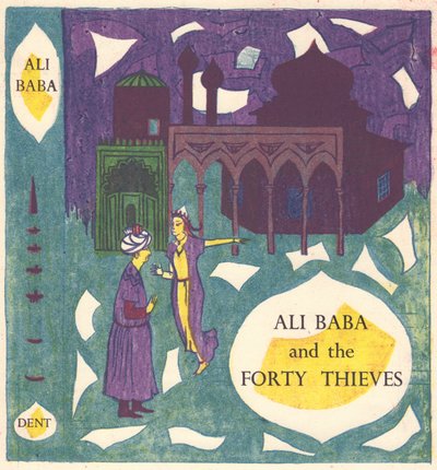 "Ali Baba ja neljäkymmentä varkaa", vuodelta 1950. tekijältä Shirley Markham