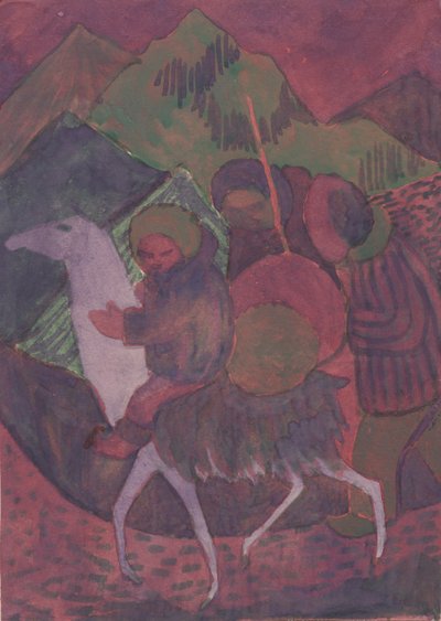 Figuuri hevosen selässä, 1950. tekijältä Shirley Markham