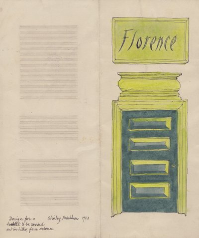 Firenzen esite, 1952. tekijältä Shirley Markham