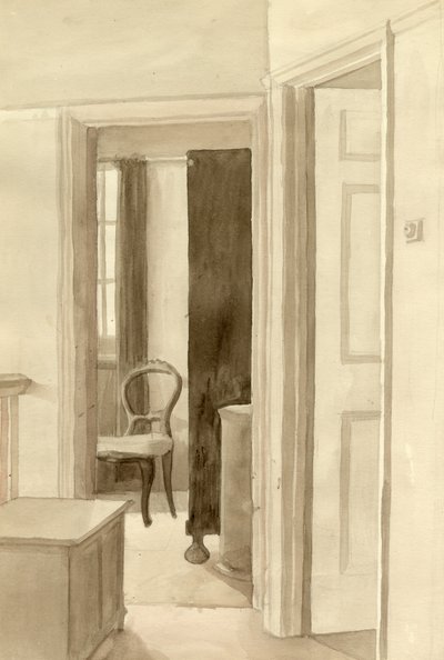 Sisustus tuolilla, c1950. tekijältä Shirley Markham