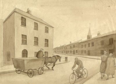 Yksivärinen katukuva, 1951. tekijältä Shirley Markham