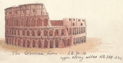 Colosseum, Rooma - 70-82 jKr., 1951. tekijältä Shirley Markham