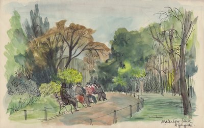 "Waterlow Park, Highgate", 1950. tekijältä Shirley Markham