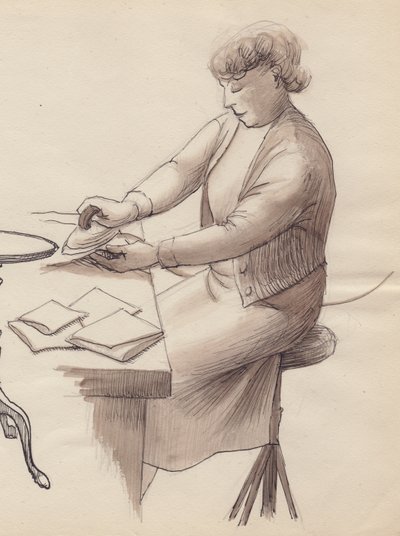 Naisen silitys, 1951. tekijältä Shirley Markham