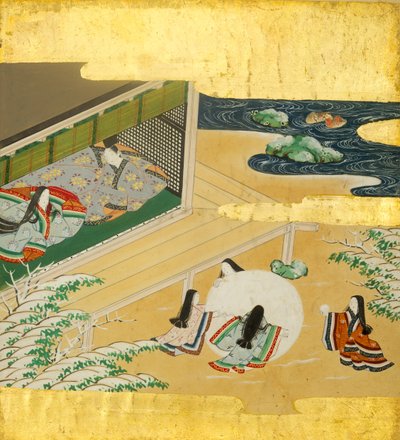 Tarina Genji Genji Monogatarista, 1600-luku. tekijältä Shoren