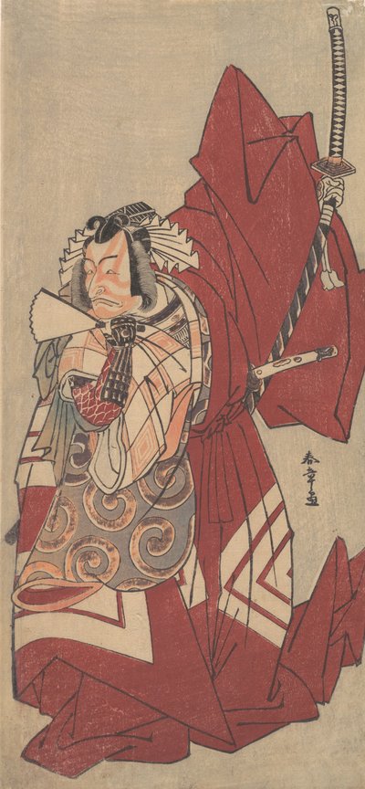 Kabuki Ac ja r Ichikawa Danjuro V jäsen tie. . . , 11. asuinpaikka 1776. tekijältä Shunsho