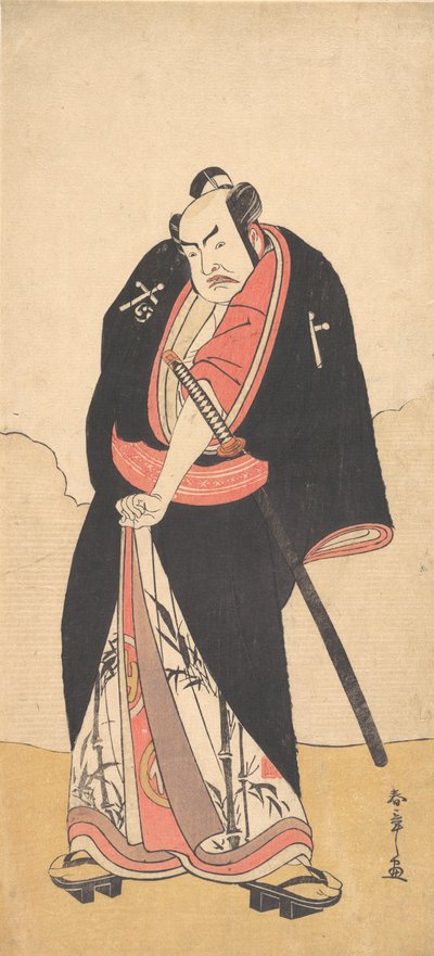 Kabuki Ac ja r Nakamura Transparent Good As Rai Kakiguro, 2. kuukausi, 1780. tekijältä Shunsho