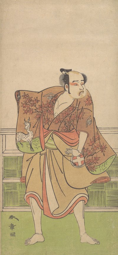 Otani Hiroemon roolissa Gokumon no Shobei, 9. kuukausi, 1774. tekijältä Shunsho