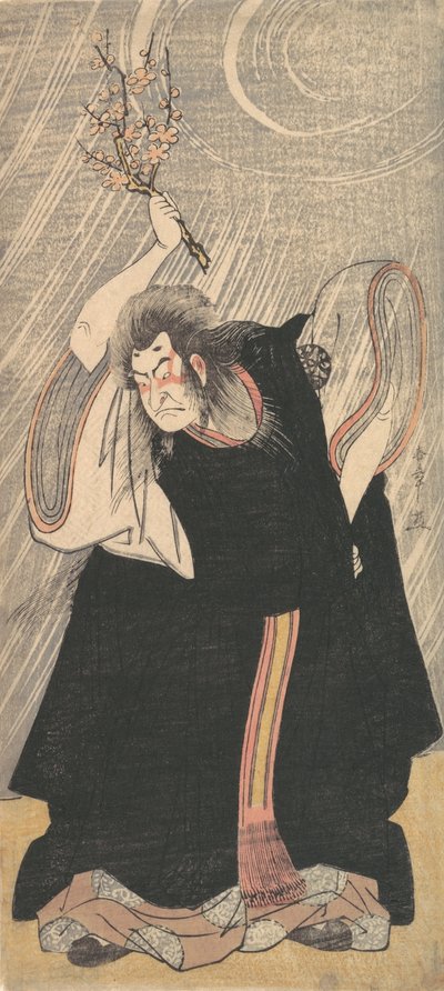 The Actor Nakamura Nakazo in the Role of Kan Shojo, ca. 1780. tekijältä Shunsho