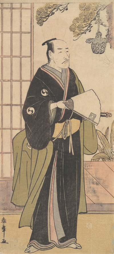 Viides Ichikawa Danjuron jäsen Te Roadin äiti ja lapsi Yuranosuke, 6. kuukausi, 1783. tekijältä Shunsho