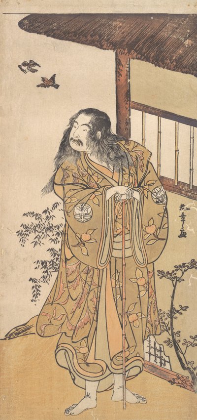 Yhdeksäs Ichimura Uzaemon Shunkanin roolissa, n. 1778. tekijältä Shunsho