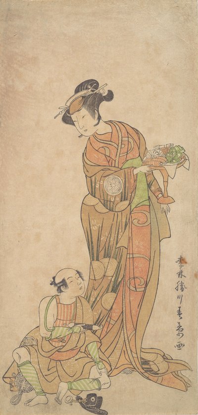 Toinen Yamashita Kinsaku Shigenoin roolissa, kesä, 1772. tekijältä Shunsho