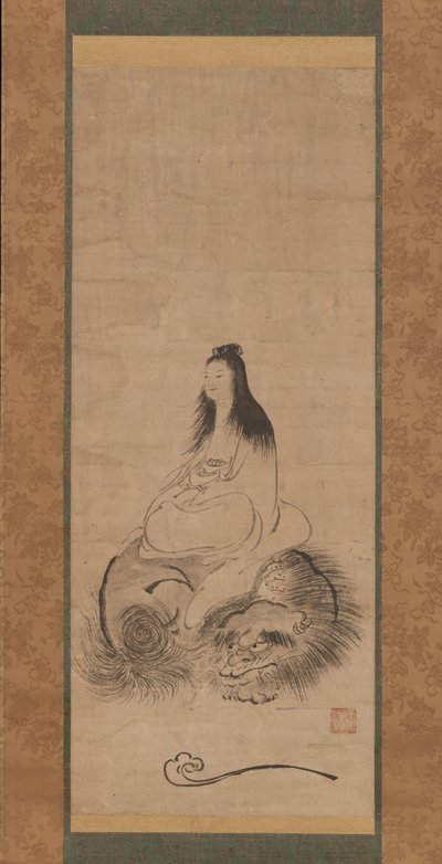 Monju on a Lion, 1400-luvun loppu. tekijältä Shusei