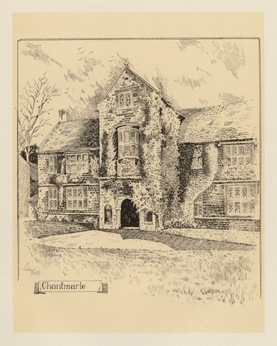 Dorset: Chantmarle (litografia) tekijältä Sidney Heath