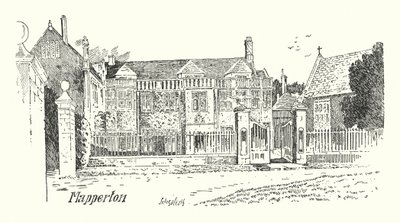 Dorset: Mapperton (litografia) tekijältä Sidney Heath