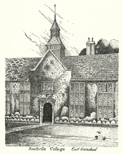 Sackville College, East Grinstead (kaiverrus) tekijältä Sidney Heath