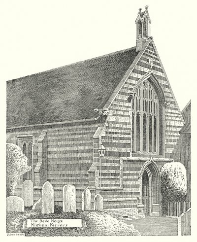The Bede House, Higham Ferrers (kaiverrus) tekijältä Sidney Heath